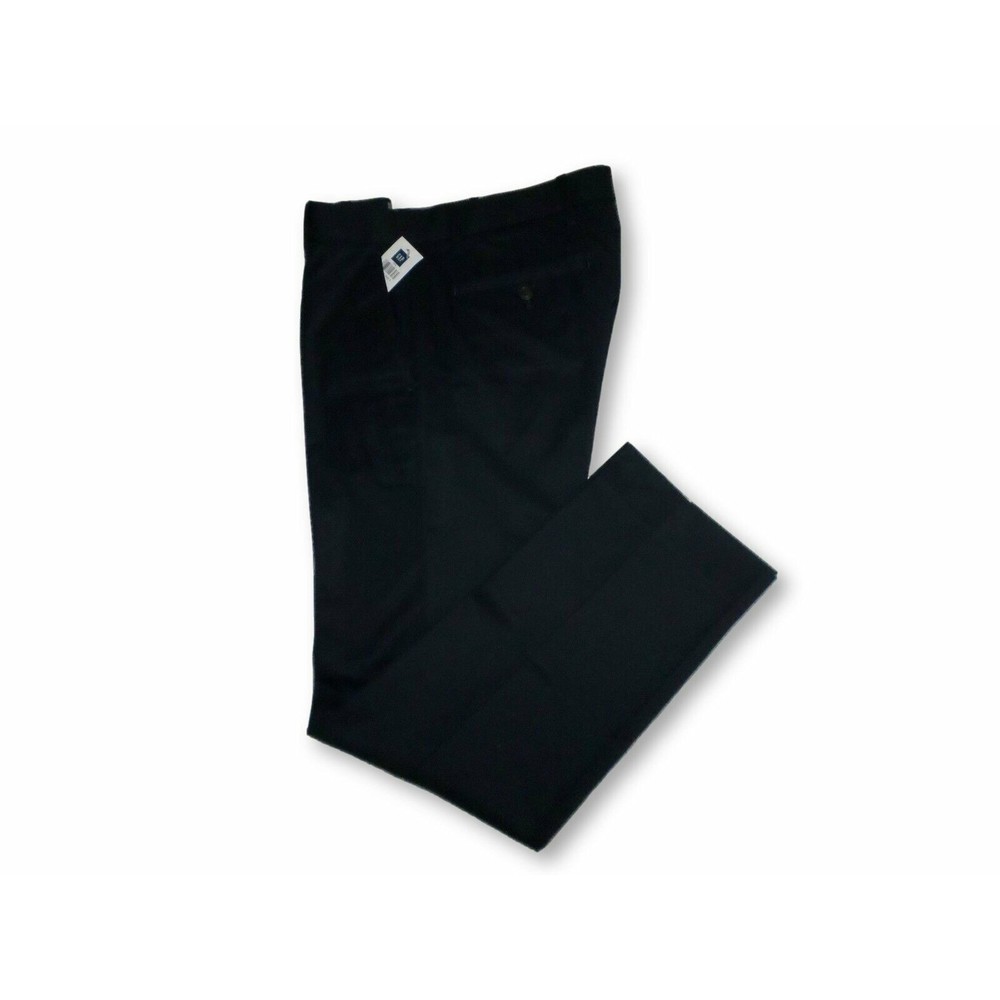 GAP KHAKIS PANTS MENS TAILORED STRAIGHT FIT SIZE 29X30 ZIP FLY DARK BLUE NEW NWT